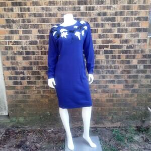 Blue Christina Grant Dress